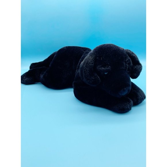 Kids Preferred 2000 Black Labrador Retriever 18" Realistic Plush Puppy Dog Lab - Picture 1 of 6